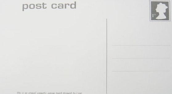 j-me original design Post Card Magnetic Memo Board