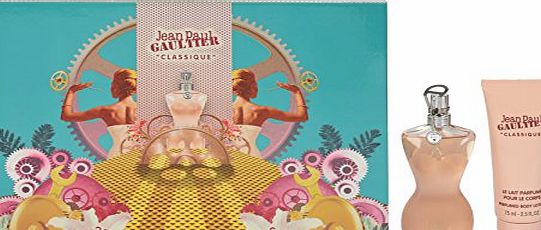 Jean Paul Gaultier Classique EDT Spray/ Perfumed Body Lotion 50/ 75 ml