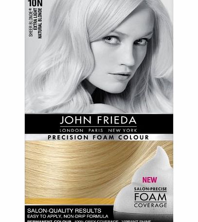John Frieda Precision Foam Colour Extra Light Natural Blonde 10N