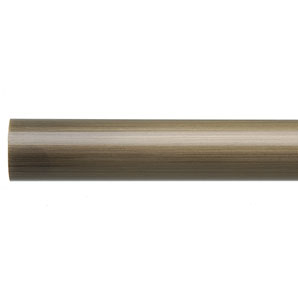 Curtain Poles- Antiqued Brass- L180cm