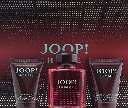 Joop!  HOMME 75ML AFTERSHAVE SPLASH,50ml shower gel,50ml after shave balm BNIB