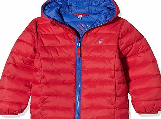 Joules Boys Jnr Padded Coat, Red (Red), 6 Years