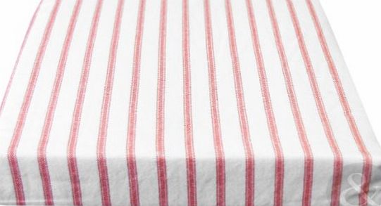 Just Contempo Brushed Cotton Fitted Sheet, Single, Red