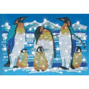 K S G Sequin Art With Beads Penguin