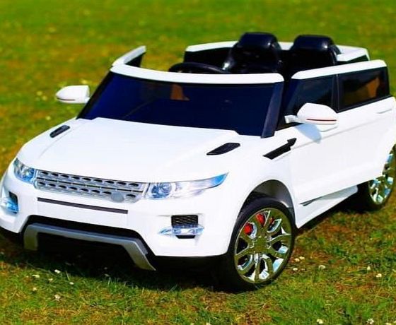Kalco TOYS UK KalCo 2015 NEW DESIGN 12V   2x MOTORS RANGE ROVER EVOQUE JEEP STYLE KIDS RIDE ON RECHARGEABLE JEEP REMOTE CONTROL - EXCLUSIVE IN UK MODEL- WHITE 12V (White)