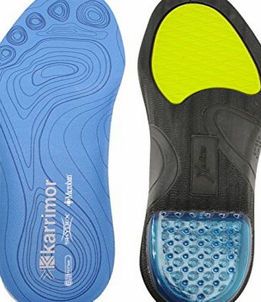 Karrimor Unisex Xlite Arch Insoles Silicon Footwear Accessory Shoes Comfort New - 7-8.5