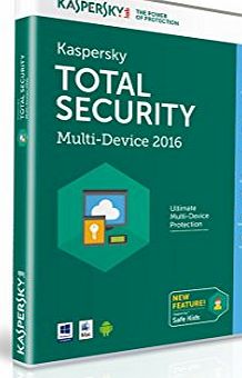 Kaspersky Lab Kaspersky Total Security 2016 Multi Device - 3 Device - 1 Year (PC/Mac/Android)