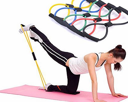 Kasstino Useful Fitness Equipment Tube Workout Exercise Elastic Resistance Band For Yoga