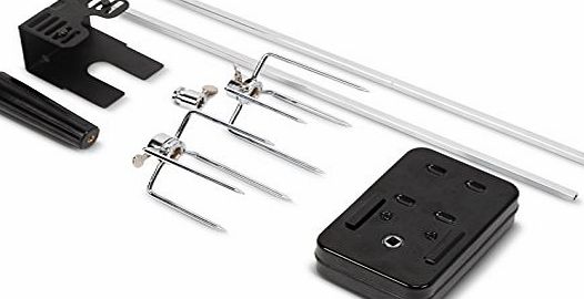 Kenley BBQ Rotisserie Roast Meat Rod Spit Universal Kit - Battery Operated