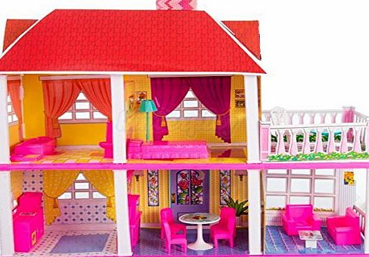 Kinderplay KP3424 Dolls house, play house, 2in1