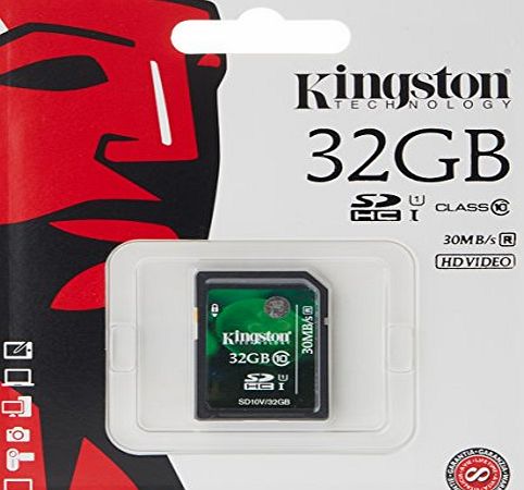 Kingston Technology SDHC 32GB Class 10 Secure Digital High-Capacity Card