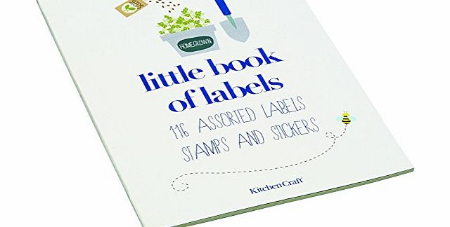 Kitchen Craft Home Made Book of Jar Labels, Multi-Colour
