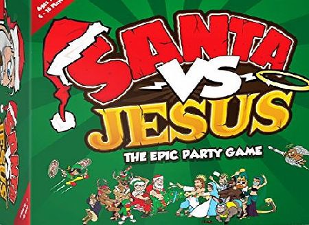 Komo Games LTD Santa VS Jesus - The Epic Christmas Party Card Game for Families, Friends, Adults and Large Groups