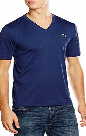 Lacoste L!VE Mens T-Shirt, Blue (Jazz), Medium