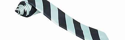 Unisex Tie, Navy/Aqua