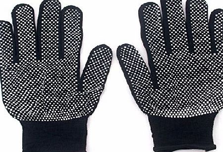 Lalang Black 1 Pair Hairdressing Heat Resistant Gloves Hair Straightener Curling Tong Gloves