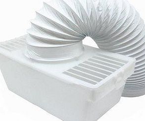 Lazer Electrics Indoor Condenser Vent Kit Box With Hose for AEG Tumble Dryers 4`` 100mm