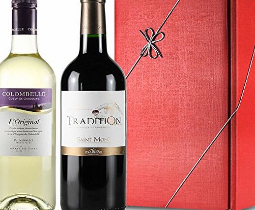 Le Bon Vin Plaimont Wines Red amp; White Twin Pack Gift Box