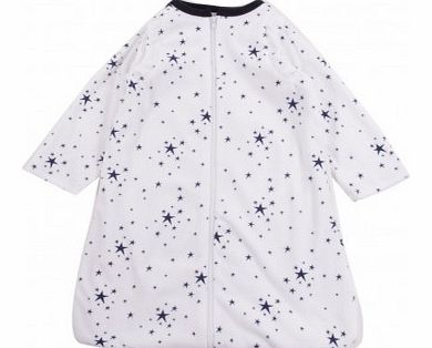 Le Marchand d`etoiles Stars baby sleeping bag White `0/6 months
