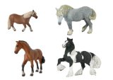 Le Toy Van Exclusive to Amazon.co.uk. Le Toy Van - Papo Horses Set 2 (Shetland Pony / Percheron Horse / Competition Horse / Irish Cob )