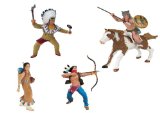Le Toy Van Exclusive to Amazon.co.uk. Le Toy Van - Papo Indians (Indian Chief / Wolf Skin Indian / Indian Horse / Indian Mother / Indian with Bow )