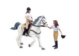 Le Toy Van Exclusive to Amazon.co.uk. Le Toy Van - Papo Riding Set 2 Female Rider with Horse (White Horse with 