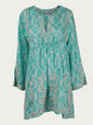 LEAVES OF GRASS TOPS TURQUOISE 38 FR LEA-U-CLIO