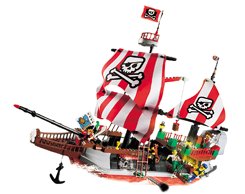 LEGO capt red beards pirate ship