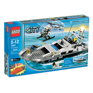 Lego City Police Boat- 7899