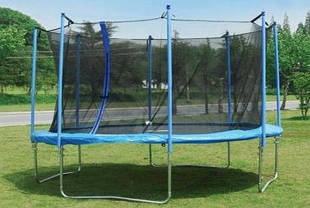 LIME SHOP Kingfisher 8ft Trampoline with Enclosure Safety Net