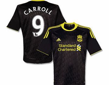 Liverpool 3rd Shirt Adidas 2010-11 Liverpool 3rd Shirt (Carroll 9)