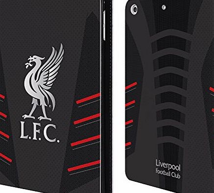 Liverpool F.C. Official Liverpool Football Club Liver Bird Away Shirt Kit 2016/17 Leather Book Wallet Case Cover For Apple iPad mini 4