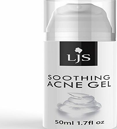 LJS Skin Care Soothing Acne Gel - Effective Spot Treatment - Treats New Acne Spot Breakouts - Helps Existing Scars - Jammed With Important Nutrients - Refreshing Scent - Cruelty Free - Repairs amp; Soothes.