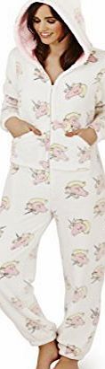 Loungeable Boutique Womens Unicorn Onesie - Large