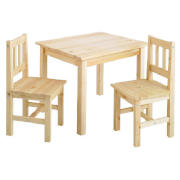 Loxley Pine Play Table And 2 Chairs