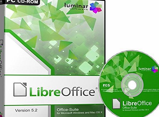 Luminar Software LibreOffice Professional 2016 - Alternative Microsoft Office Software. Documents / Spreadsheets / Presentations amp; More (PC amp; Mac)