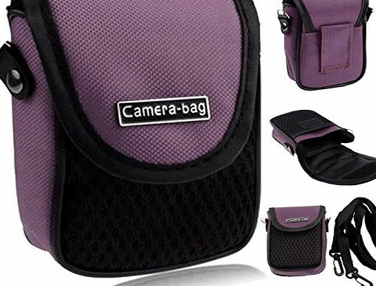 LUPO Universal Compact Digital Camera Case Bag (Fits Canon Sony Samsung Fuji Kodak Panasonic Olympus Nikon - Internal Size 100 x 65 x 30mm)