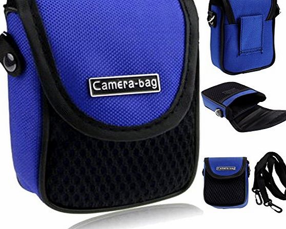 LUPO Universal Compact Digital Camera Case Bag (Internal Size: 100 x 65 x 30mm) - BLUE