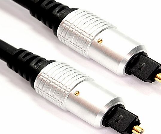 m-one  0.5 meter TOS Link TOSLink Optical Digital Audio Cable Lead for - SAMSUNG HT-J4500 5.1 Smart 3D Blu-ray amp; DVD Home Cinema System