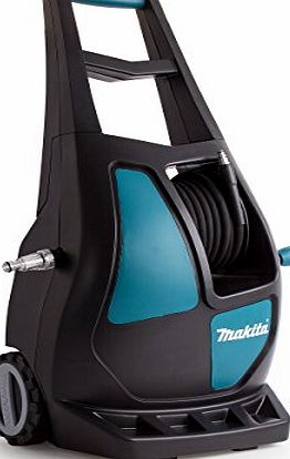 Makita HW132 140 Bar 240 V Pressure Washer - Black/Blue