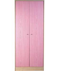 Malibu 2 Door Wardrobe - Pink