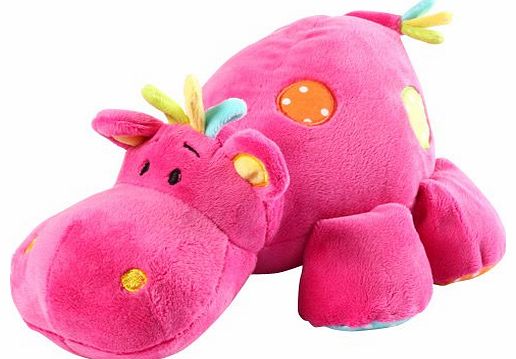 Mammoth XT Supplements Pink Hippo Soft Toy -- Cuddly Animal for Baby Girl