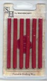 Manuscript Sealing wax - 6 sticks of red wax for cool wax gun