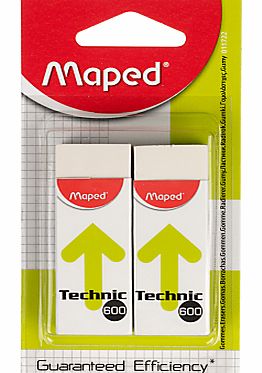 Technic Eraser, Pack of 2