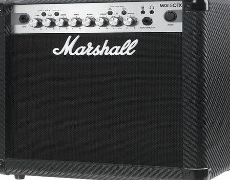Marshall MG15CFX 15 Watt Guitar Amp with Effects Carbon Fibre Finish