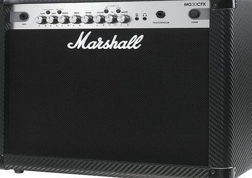 Marshall MG30CFX 30 Watt Guitar Amp with Effects Carbon Fibre Finish