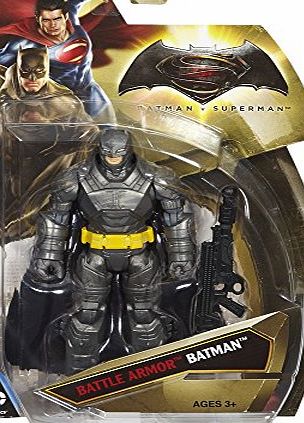 Mattel Batman v Superman: Dawn of Justice Battle Armor Batman 6`` Figure