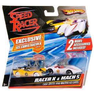 Mattel Hot Wheels Speed Racer Racer X and Mach 5