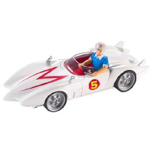 Mattel Hotwheels Speed Racer Mach 5 and Figure