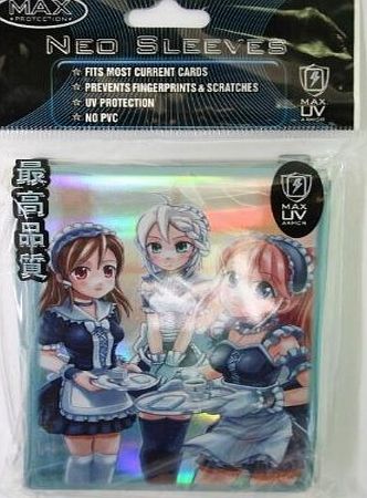 Max Protection Supplies Max Protection 50 Count Small Yugioh Size Card Sleeves Maid Cafe